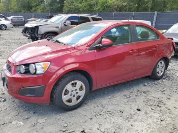  Salvage Chevrolet Sonic