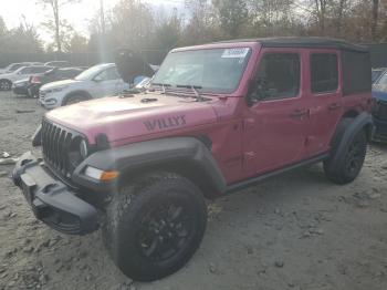  Salvage Jeep Wrangler