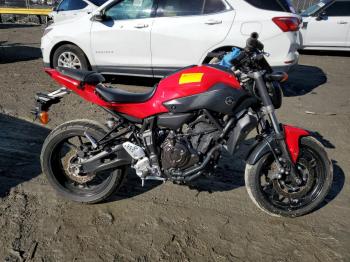  Salvage Yamaha Fz-07 09