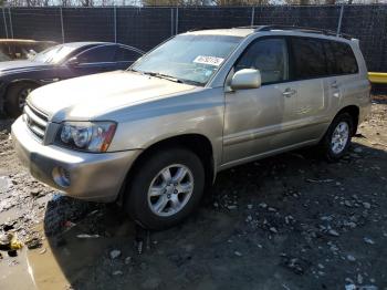  Salvage Toyota Highlander