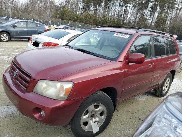  Salvage Toyota Highlander