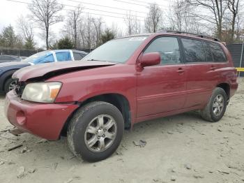  Salvage Toyota Highlander