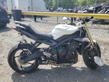  Salvage Triumph Motorcycle Street