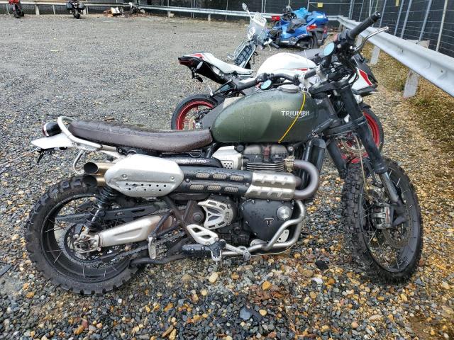  Salvage Triumph Motorcycle Scrambler