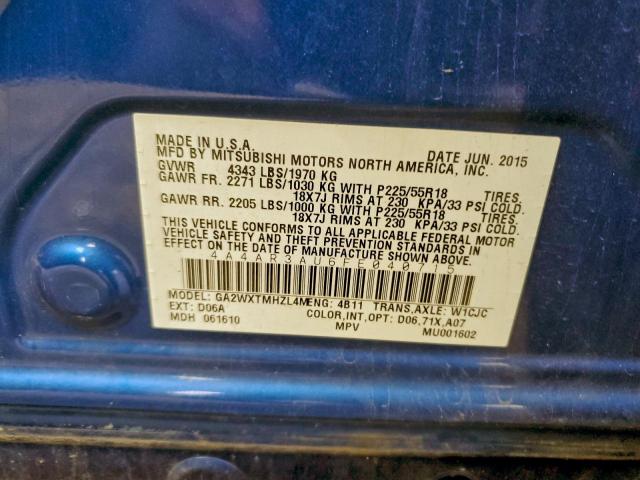 Mitsubishi Outlander Es Image 9