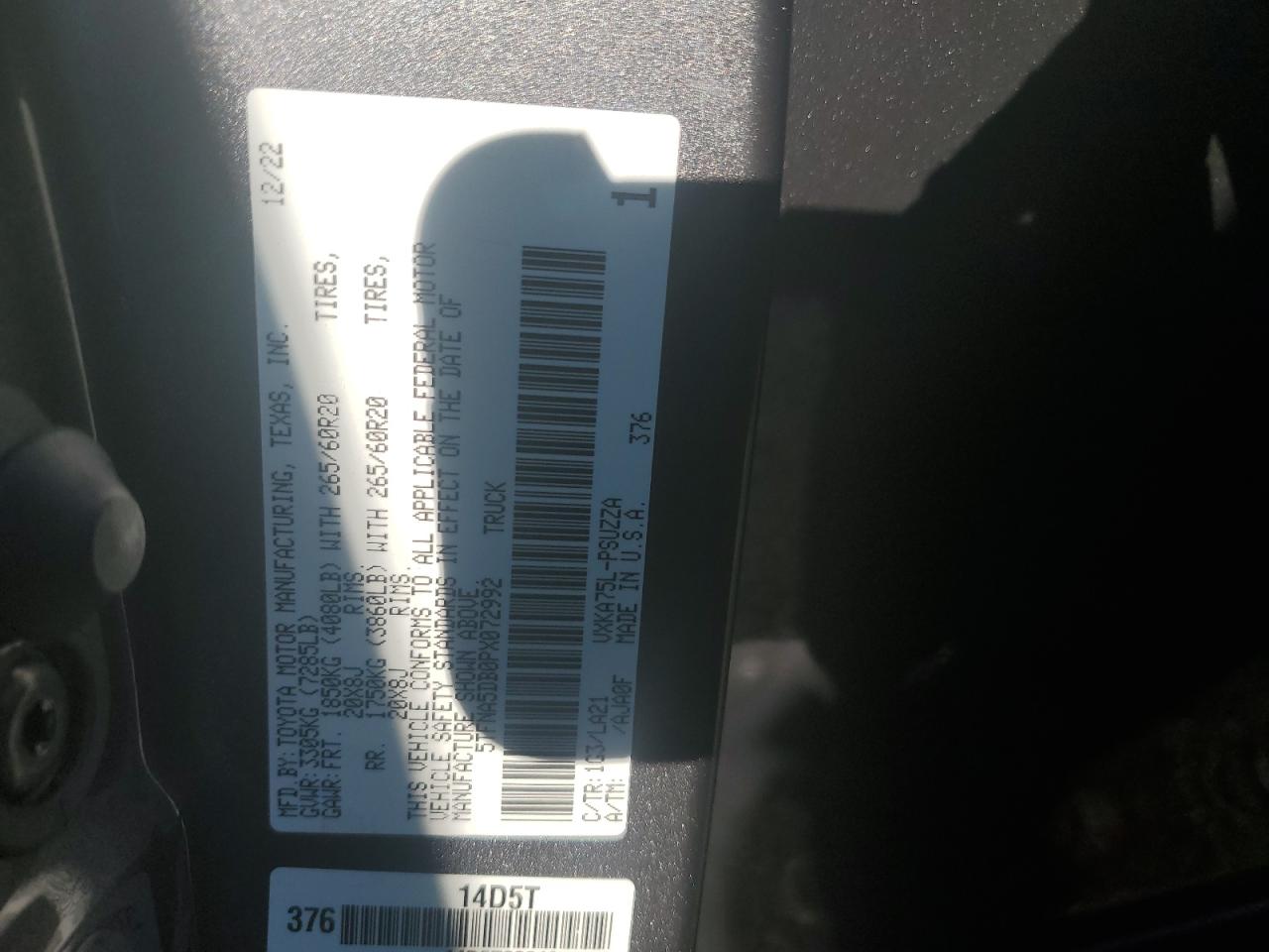 Toyota Tundra Crewmax Platinum Image 11