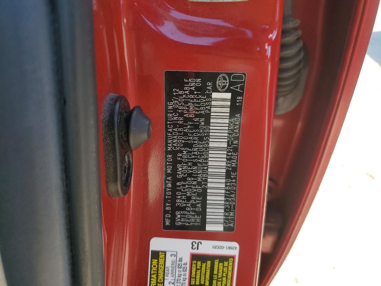 Toyota Corolla Base Image 11