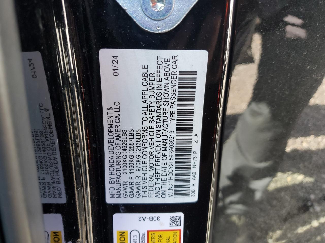 Honda Accord Hybrid Sport Image 10