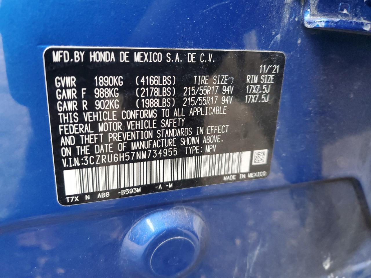 Honda HR-V Ex Image 8