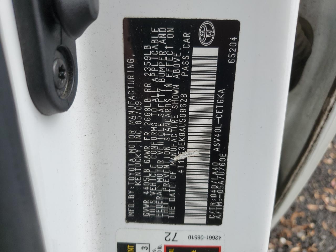 Toyota Camry Base Image 6