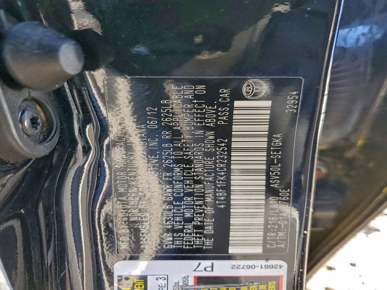 Toyota Camry Base Image 7