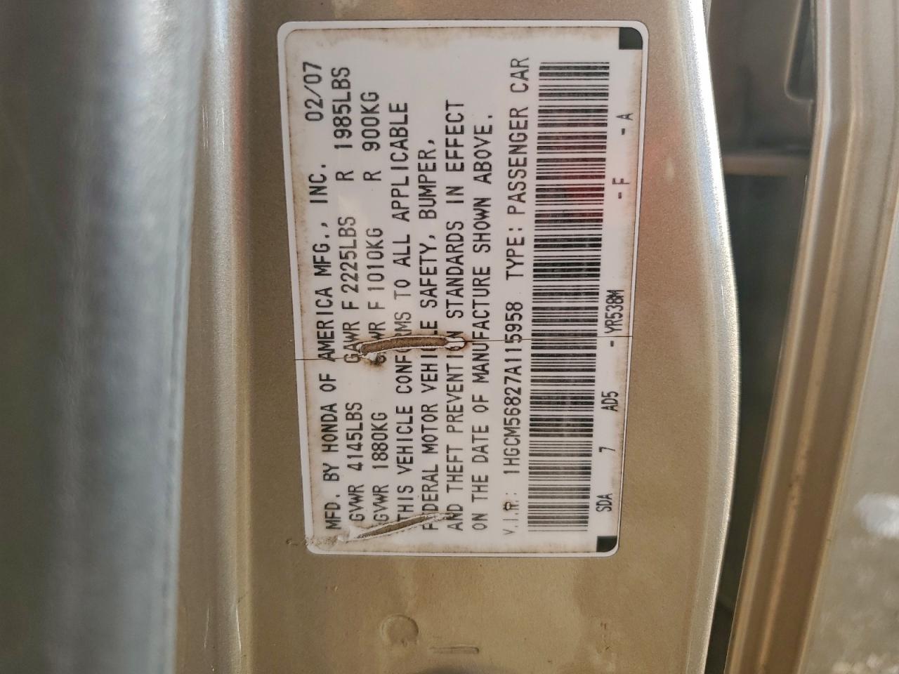 Honda Accord Ex Image 6