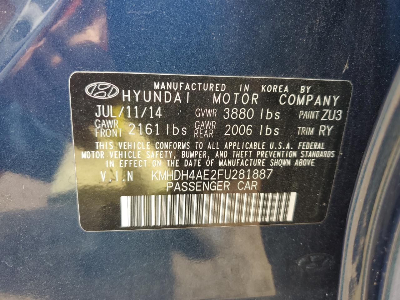 Hyundai ELANTRA Se Image 8