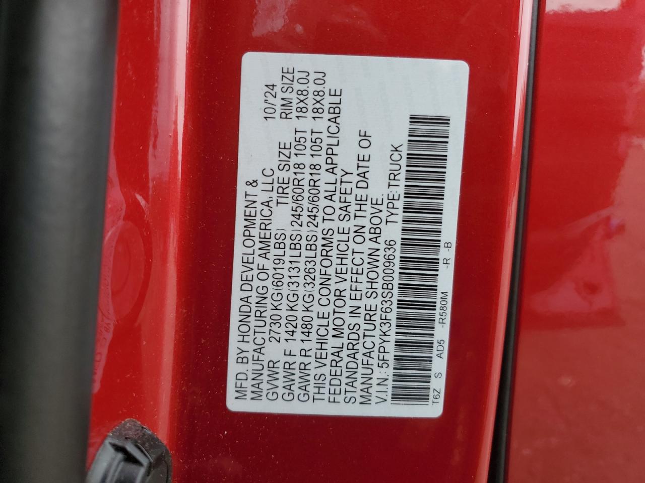 Honda Ridgeline Trail Sport Image 7