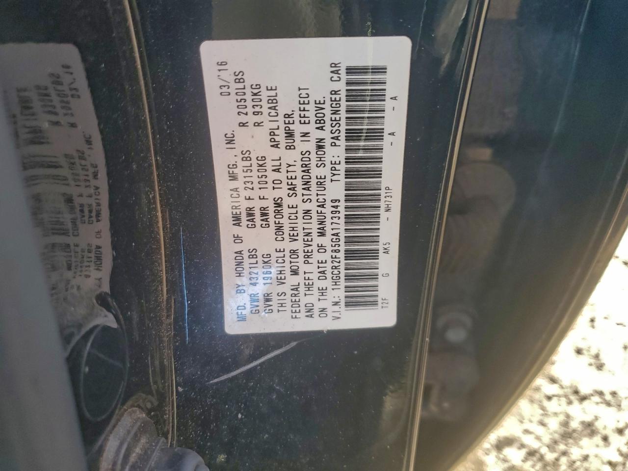 Honda Accord Exl Image 11