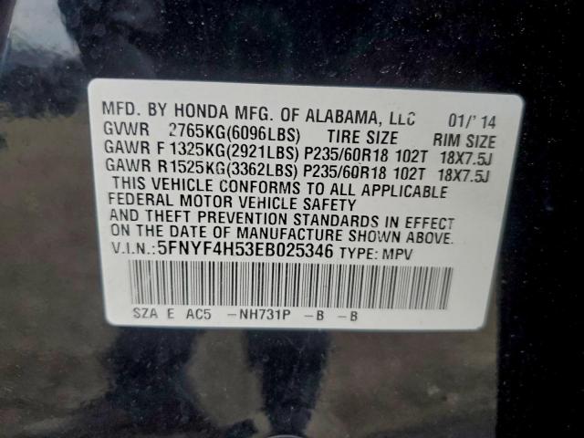 Honda Pilot Exl Image 13