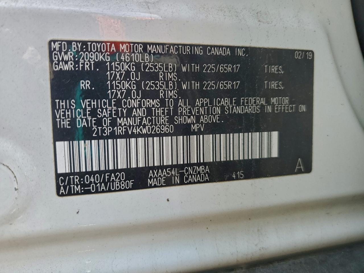 Toyota RAV4 Xle Image 3