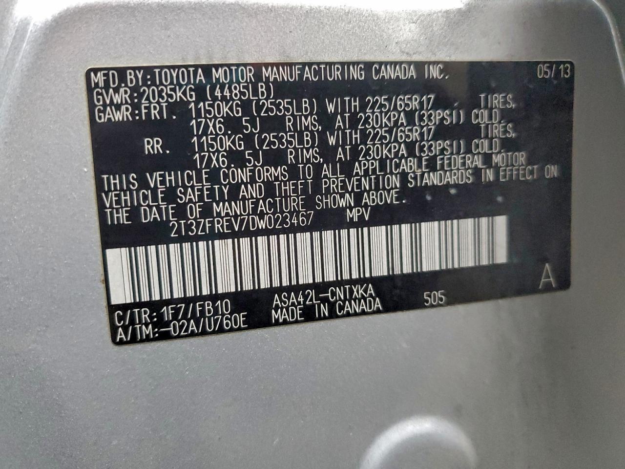 Toyota RAV4 Le Image 7