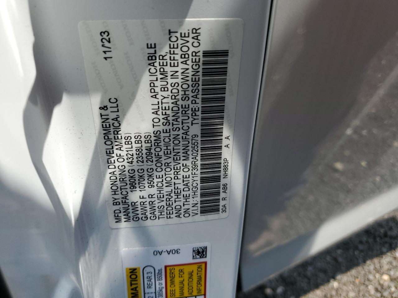 Honda Accord Ex Image 9