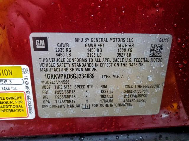 GMC Acadia Sle Image 14