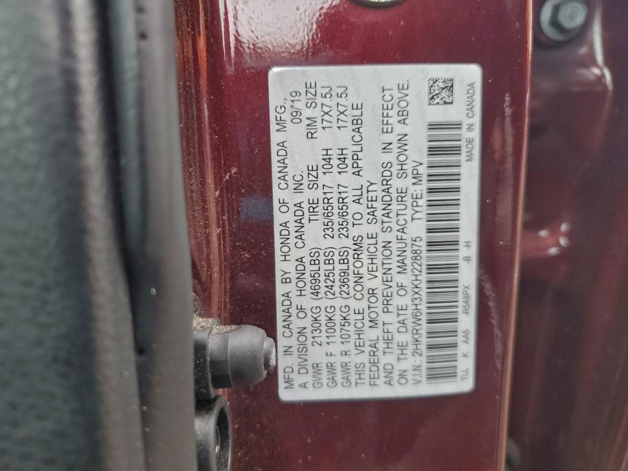 Honda Crv Lx Image 5