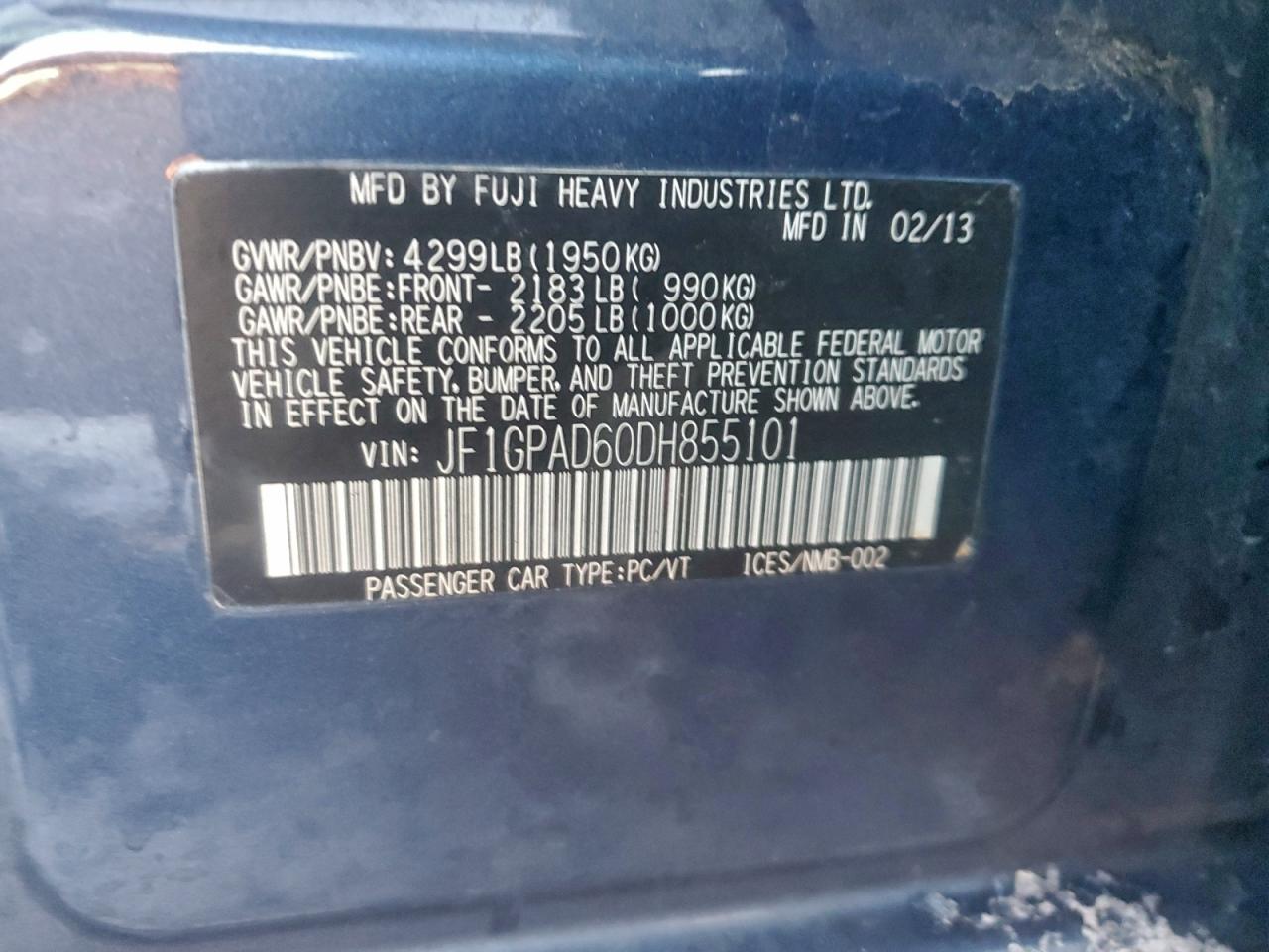 Subaru Impreza Premium Image 3