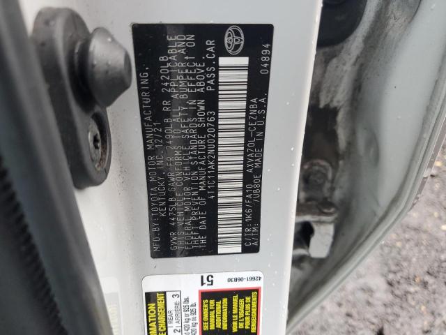 Toyota Camry Le Image 8