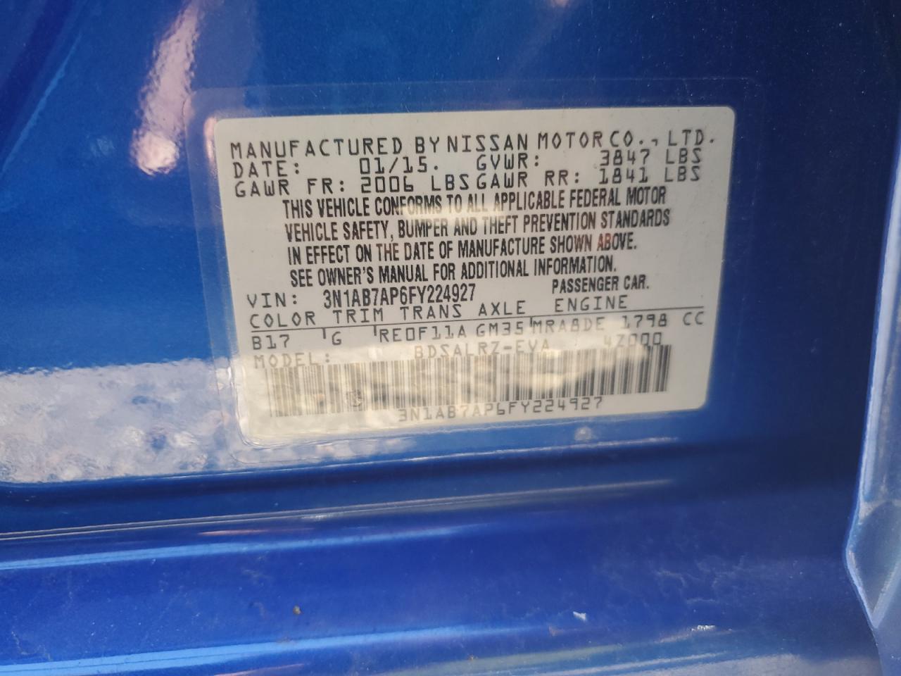 Nissan Sentra S Image 11