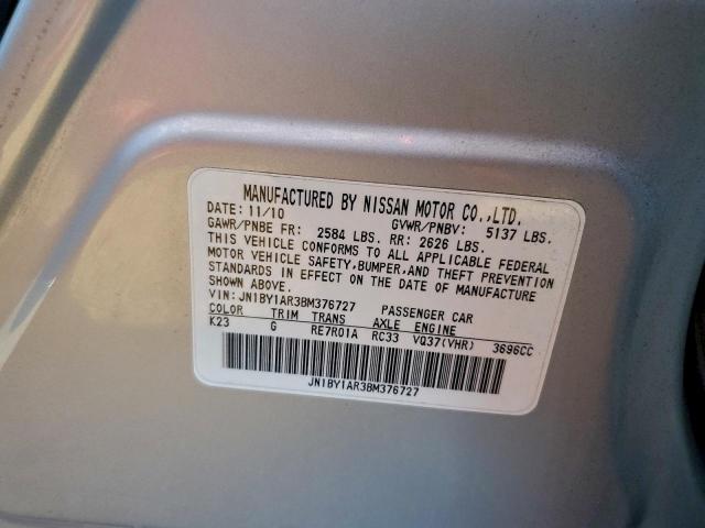 INFINITI M37 X Image 11