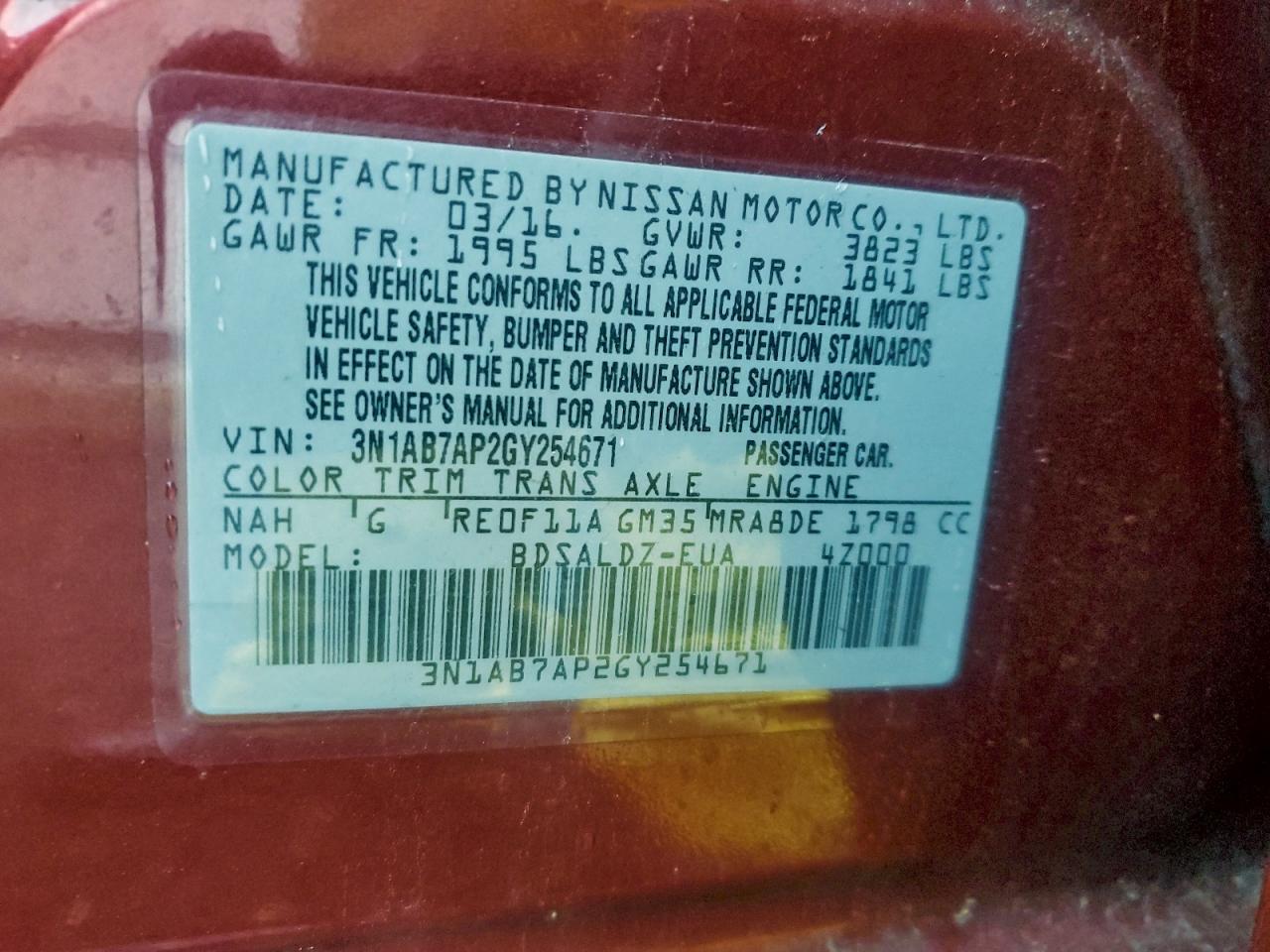 Nissan Sentra S Image 10