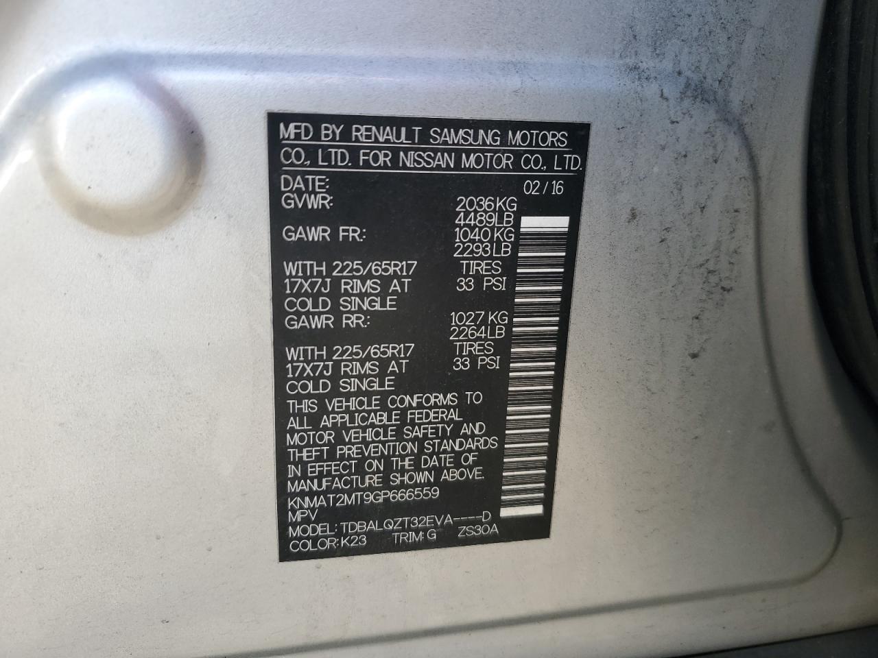 Nissan Rogue S Image 7