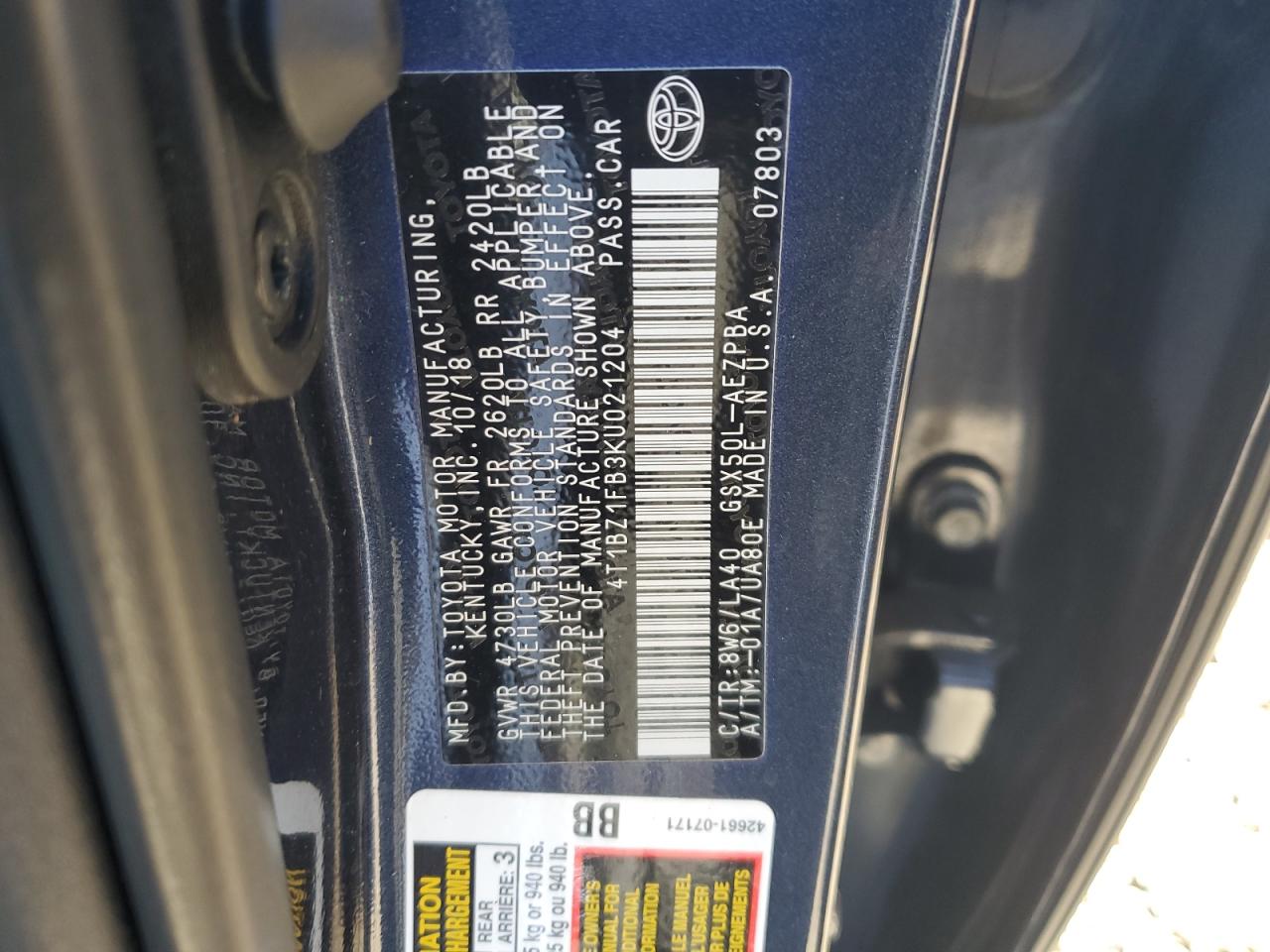 Toyota Avalon Xle Image 12