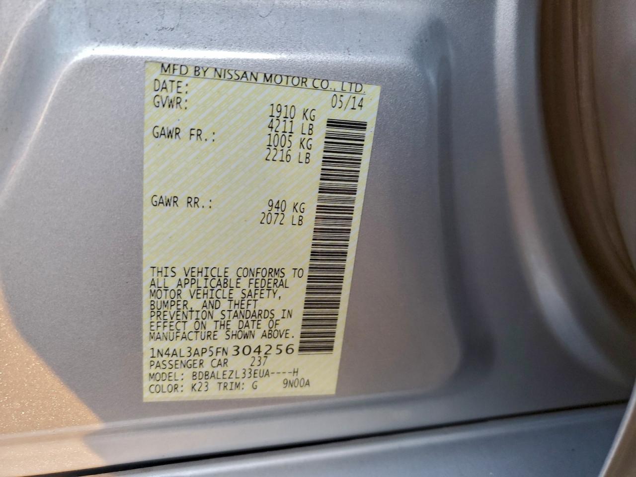 Nissan Altima 2.5 Image 2