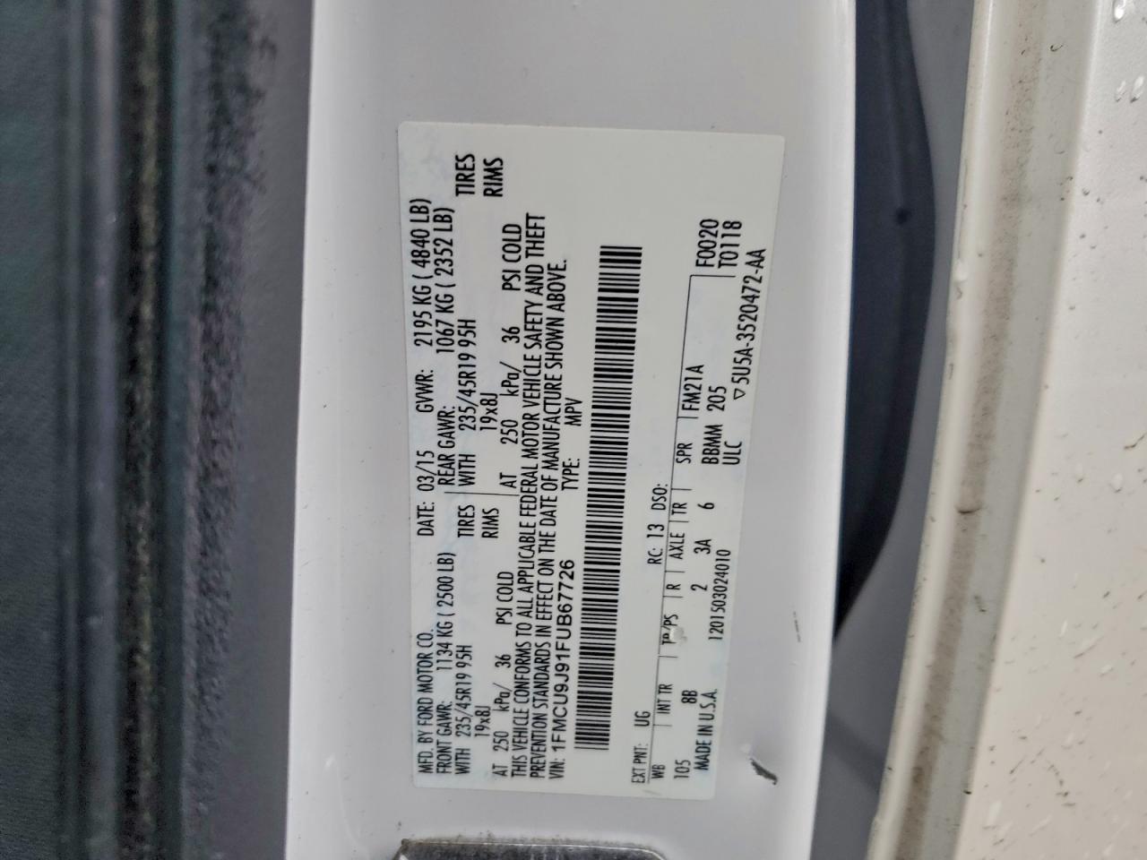 Ford Escape Titanium Image 5