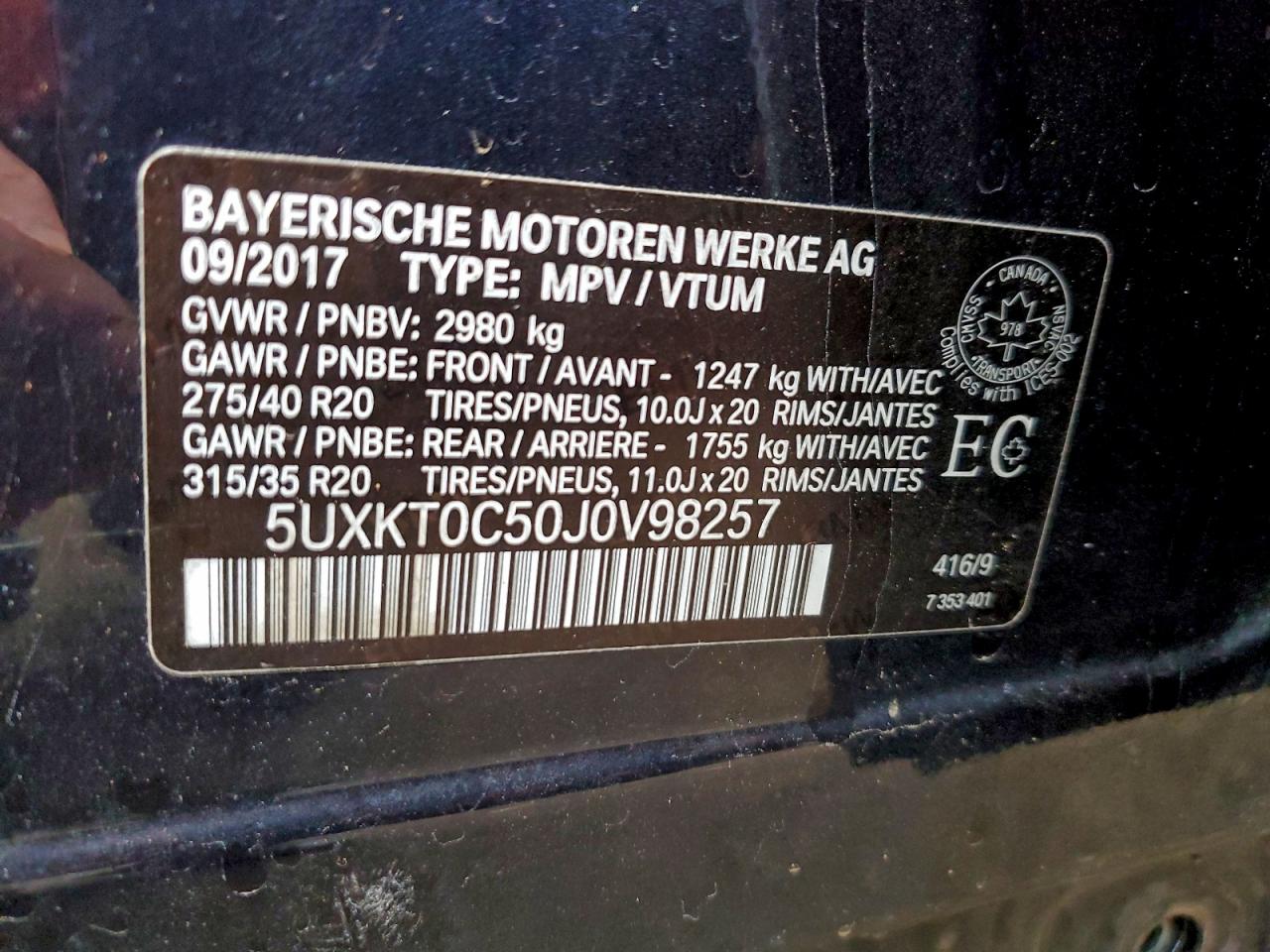 BMW X Series Xdr40e Image 7