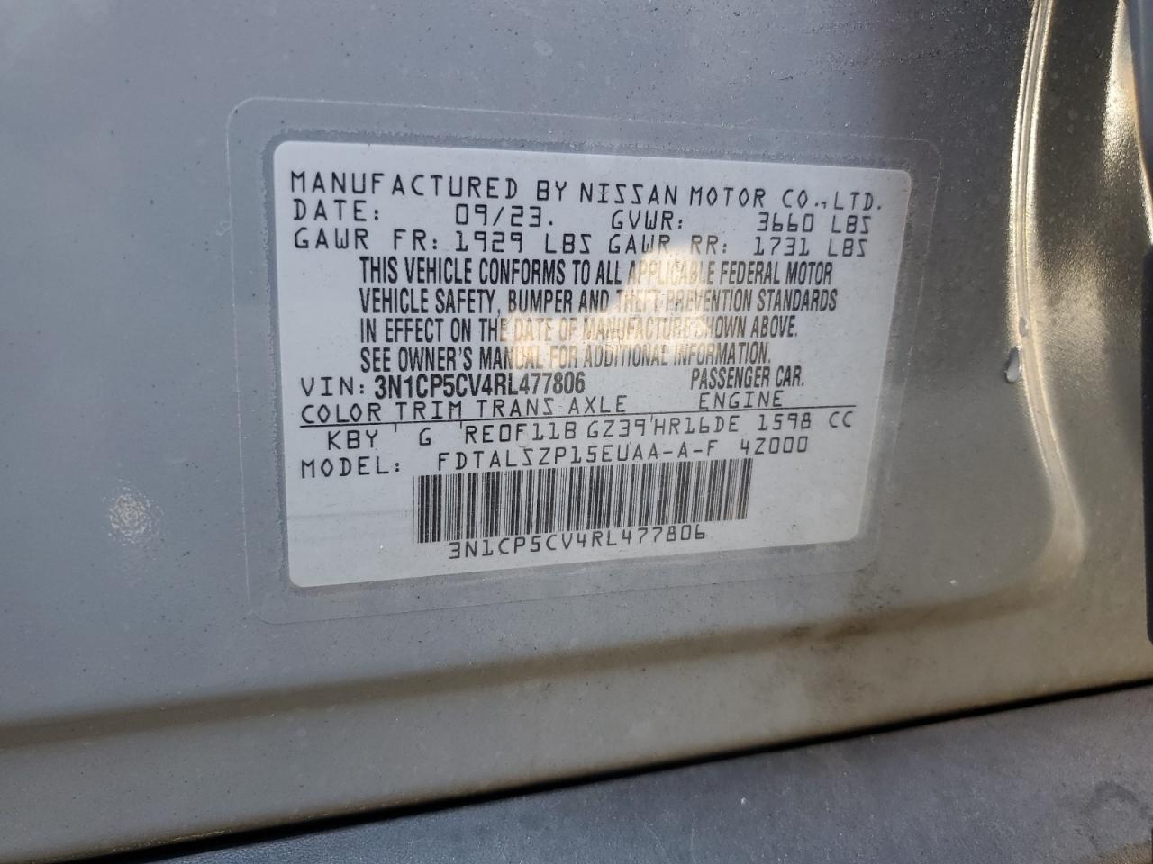 Nissan Kicks Sv Image 7