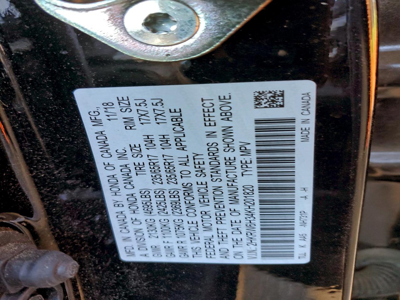 Honda Crv Lx Image 7