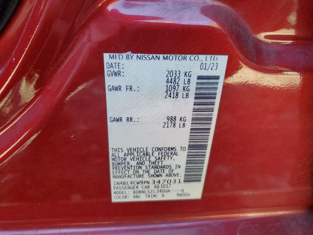 Nissan Altima Sr Image 13