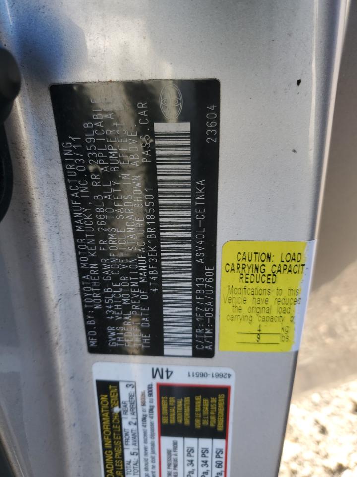 Toyota Camry Base Image 4