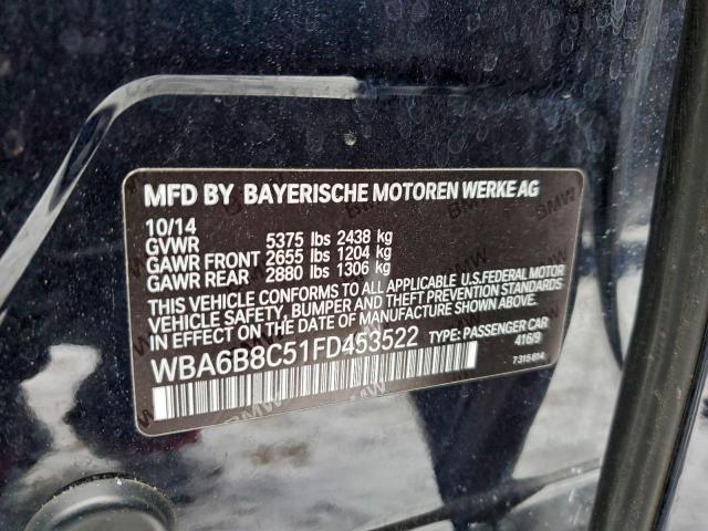 BMW 6 Series Xi Gran Coupe Image 11