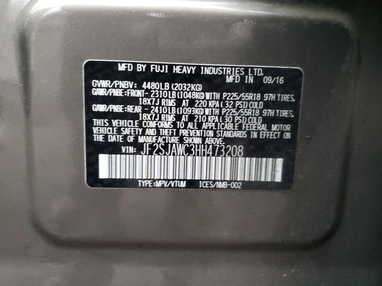 Subaru Forester 2.5i Touring Image 14