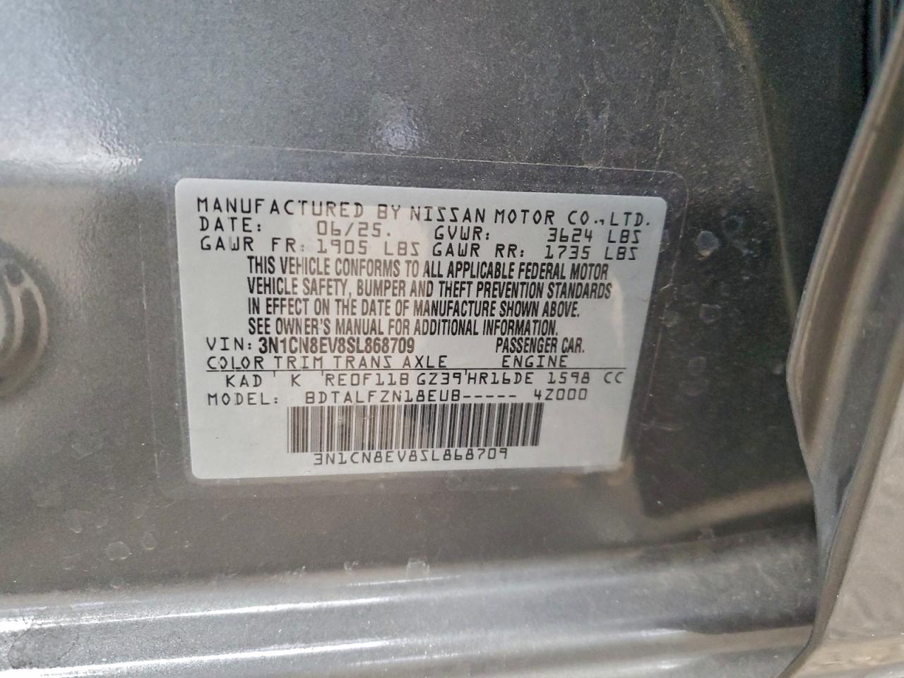 Nissan Versa Sv Image 12