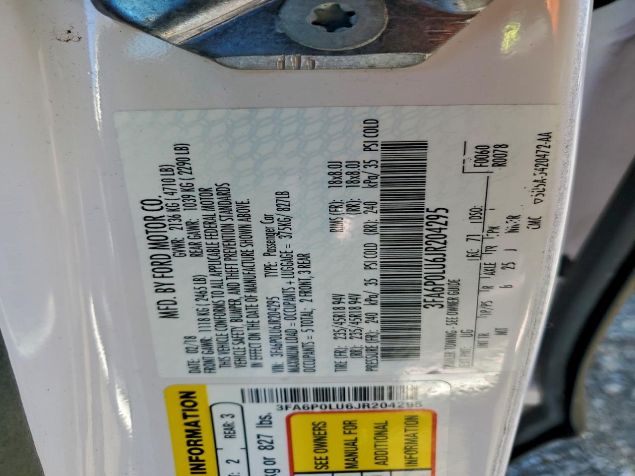 Ford Fusion Se Hybrid Image 12