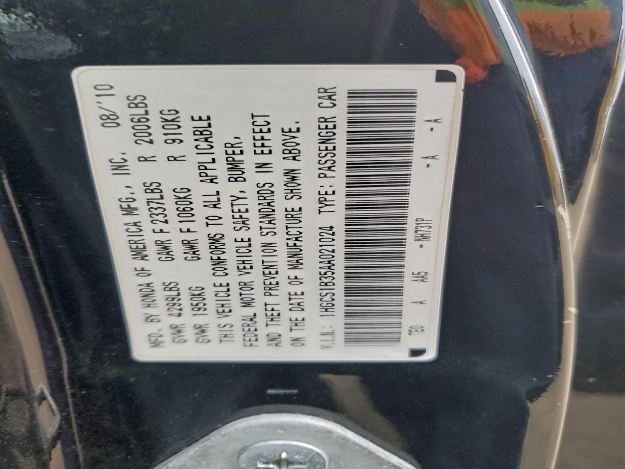 Honda Accord Lx Image 4