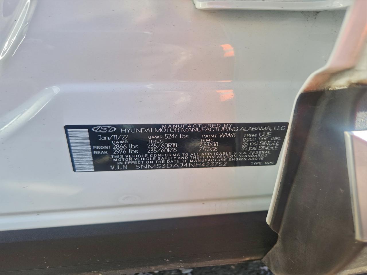 Hyundai SANTA FE Sel Image 13