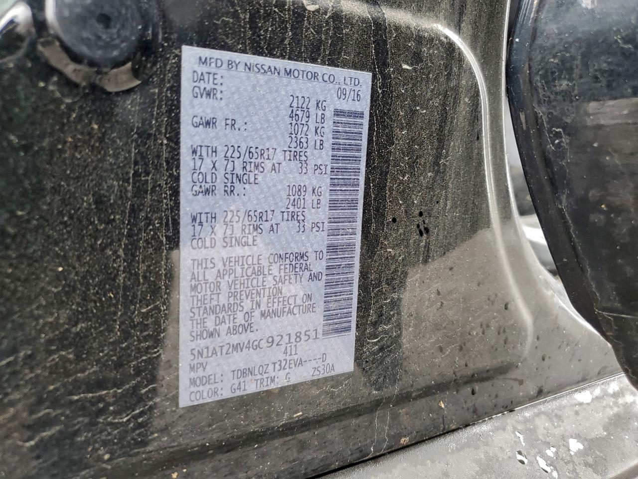 Nissan Rogue S Image 10