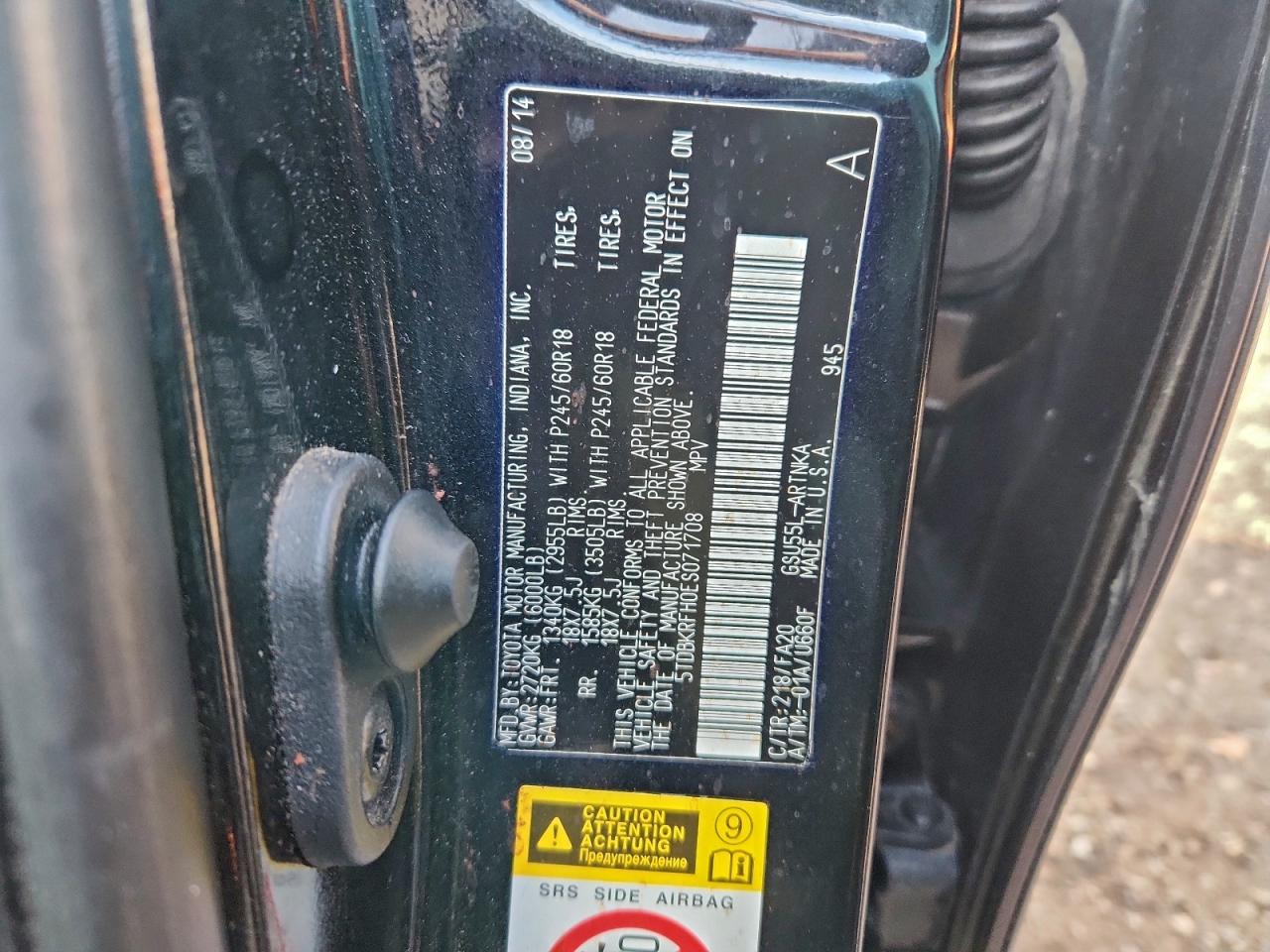 Toyota Highlander Le Image 11