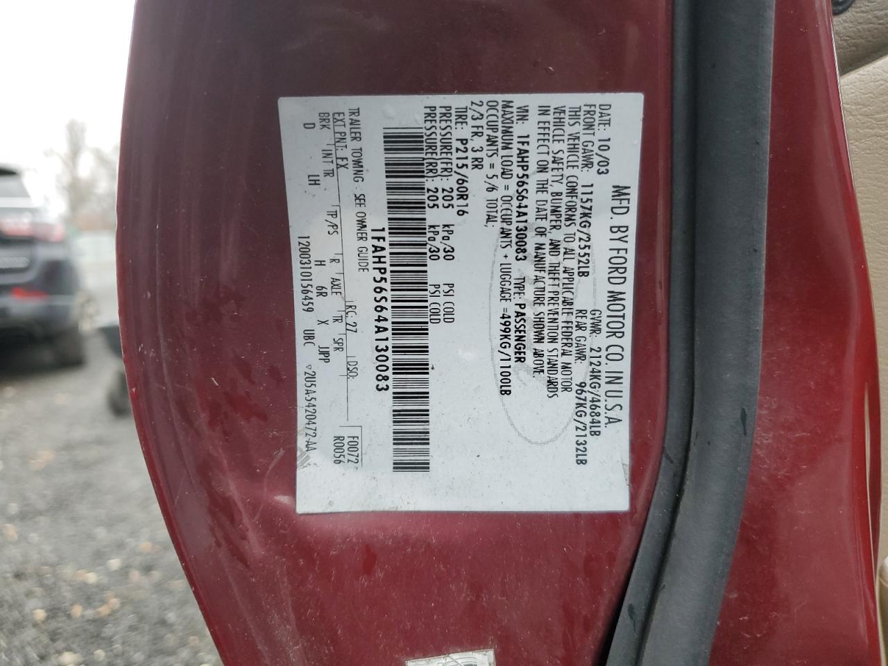 Ford Taurus Sel Image 12