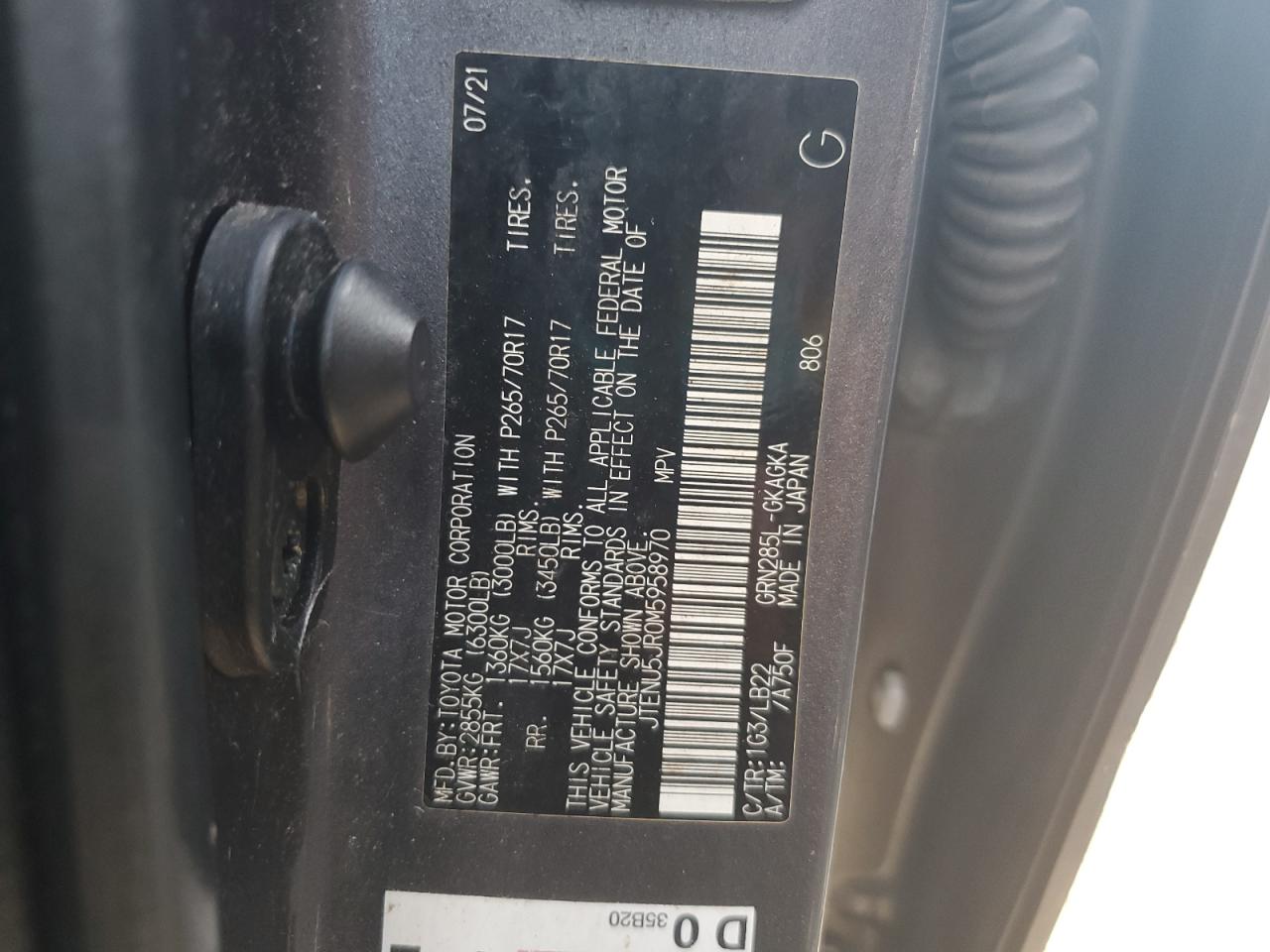 Toyota 4Runner Sr5/sr5 Premium Image 9