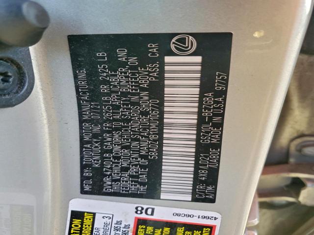 Lexus Es 350 Base Image 8